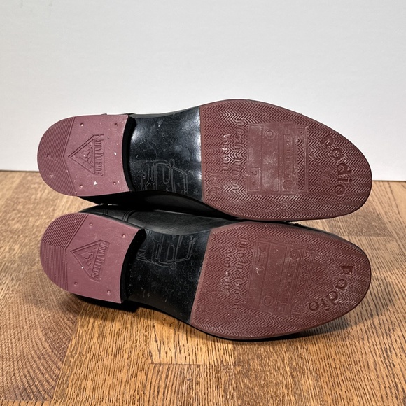 John Fluevog x Mini Cooper BBC Radio 6 Eyelet Black Leather Boots Mens US 7.5 - Picture 9 of 12